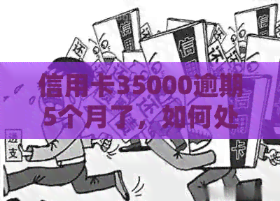 信用卡35000逾期5个月了，如何处理？