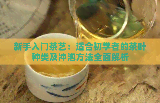 新手入门茶艺：适合初学者的茶叶种类及冲泡方法全面解析