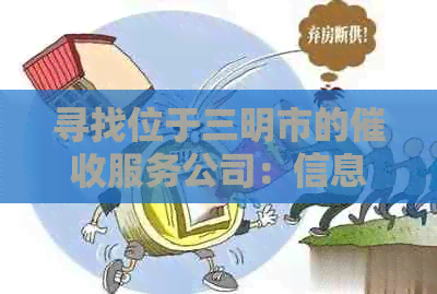 寻找位于三明市的服务公司：信息查询与咨询专家