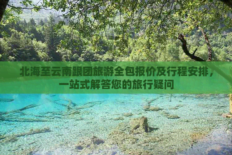 北海至云南跟团旅游全包报价及行程安排，一站式解答您的旅行疑问