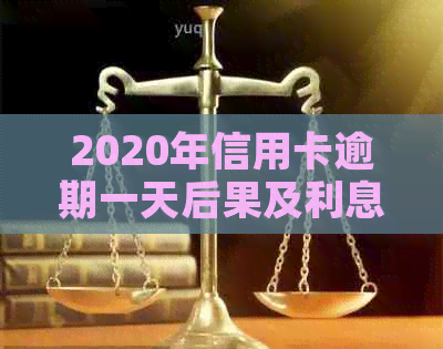 2020年信用卡逾期一天后果及利息：算逾期吗？2021年逾期1天怎么办？