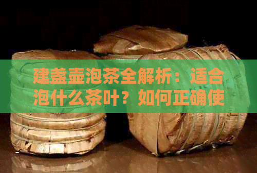 建盏壶泡茶全解析：适合泡什么茶叶？如何正确使用建盏壶泡茶？