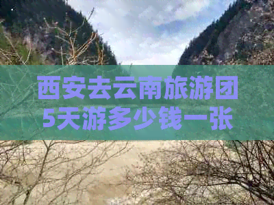 西安去云南旅游团5天游多少钱一张票？