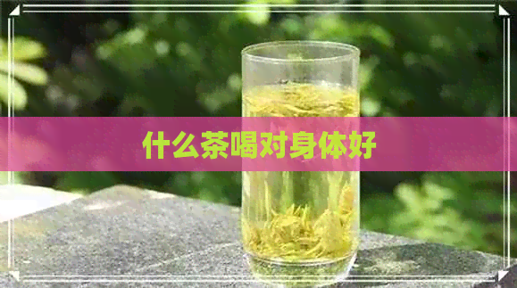 什么茶喝对身体好