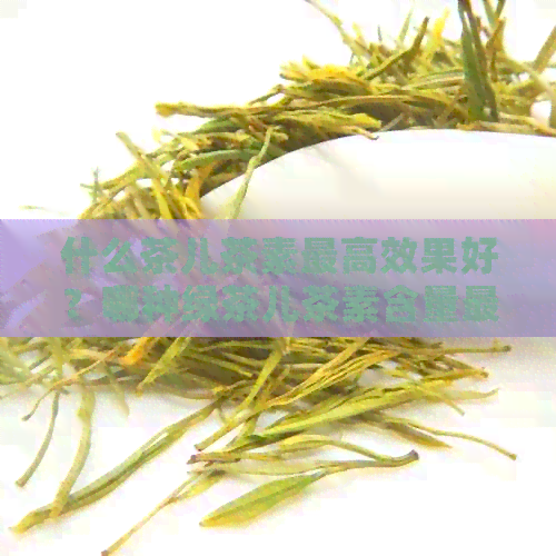 什么茶儿茶素更高效果好？哪种绿茶儿茶素含量更高且口感？