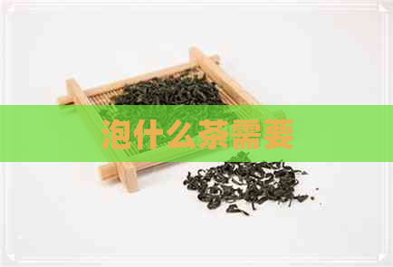 泡什么茶需要