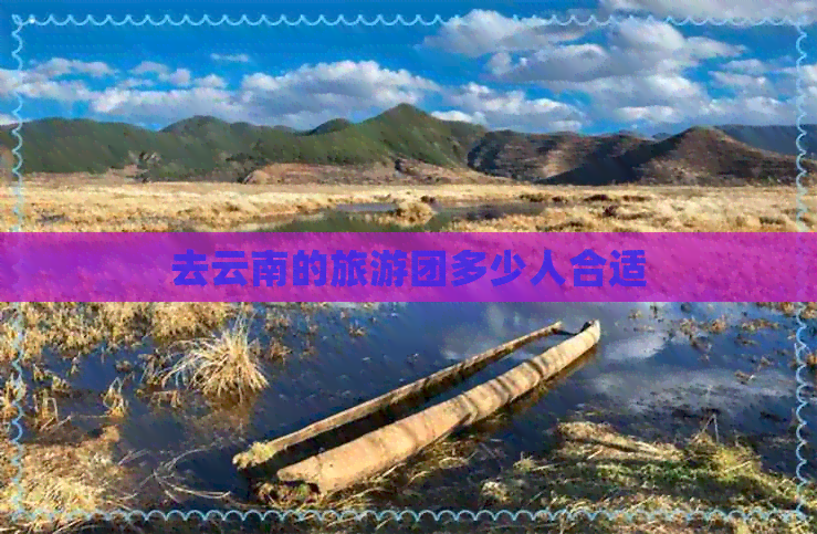 去云南的旅游团多少人合适