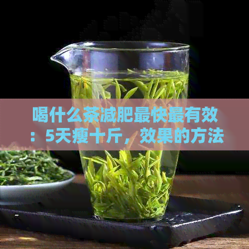 喝什么茶减肥最快最有效：5天瘦十斤，效果的方法