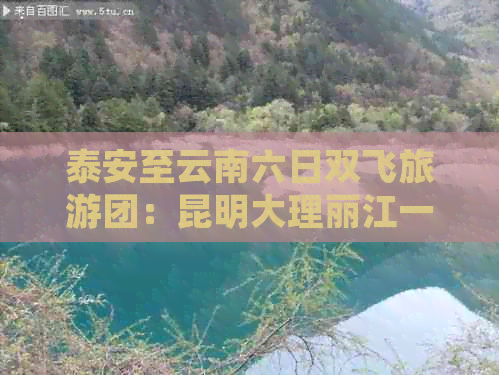 泰安至云南六日双飞旅游团：昆明大理丽江一站式攻略，仅需XXX元！