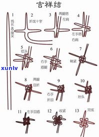 玛瑙手串绳结打法图解，玛瑙手串打结教程：清晰图解步骤，让你轻松学会！