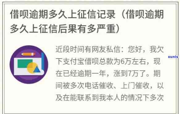 支付宝借呗逾期多久会上多久，支付宝借呗：逾期多长时间会进入个人记录？