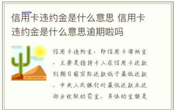 什么是信用卡的违约金？包括定义、计算方式及与利息的区别