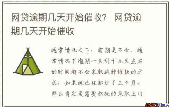 网贷逾期多久会催债，警惕！网贷逾期多久会开始催债？