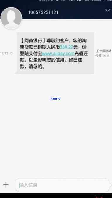 支付宝网商贷逾期打  ：关闭还款通道、可能上门催讨，该怎么办？