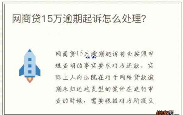 网商贷15万逾期半年起诉结果严重，怎样避免被处罚？