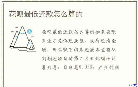 怎样计算花呗还款更低额度的利息？