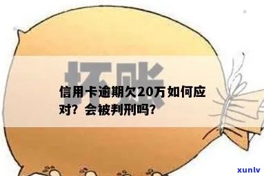 欠信用卡逾期20万元会的被判刑几年？