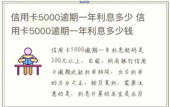 信用卡5000逾期利息怎么算-信用卡5000逾期利息怎么算的