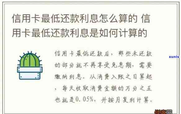 信用卡还款更低还款额利息计算  ：1万更低还款一月利息多少？