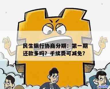 民生个性化分期：每期100元手续费是不是合理？怎样谈判与沟通困难？