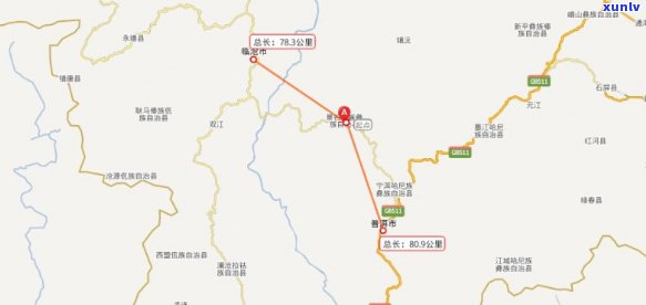 临沧到昔归有多少公里，查询：从临沧到昔归的距离是多少公里？
