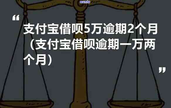 支付宝5万逾期1个月会有何作用？