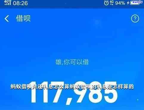 2017蚂蚁借呗逾期一天利息是多少？