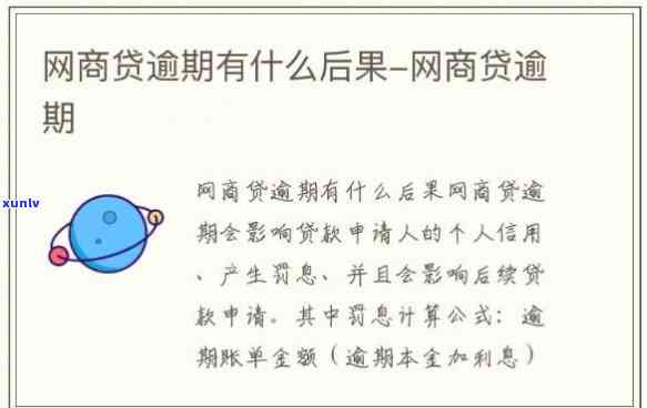 网商贷逾期55天怎么样，【警示】网商贷逾期55天，可能面临哪些后果？