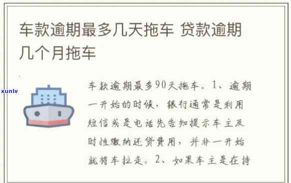 逾期7期会拖车吗？影响及费用解析