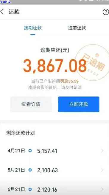 支付宝借呗逾期1天的结果是什么？