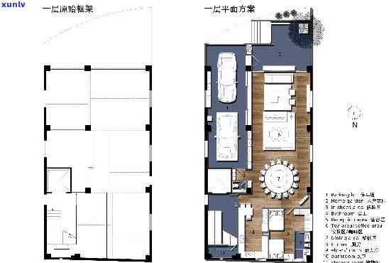 茶室功能区域的划分-茶室功能区域的划分平面图