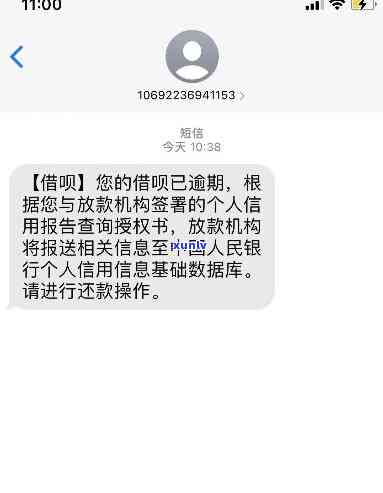 支付宝借呗逾期提示截图真实性待确认