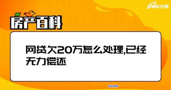 欠了20万不敢和家里说？明天要还钱了，网贷欠20万自救 *** 全攻略！