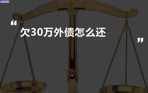 欠款30万怎么还，沉重的经济负担：如何偿还30万的欠款？