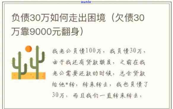 欠债30多万-欠债30多万怎样走出困境