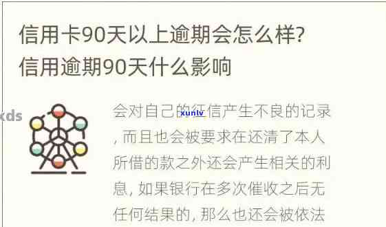 信用卡10万逾期90天结果，警惕！信用卡10万逾期90天的严重结果