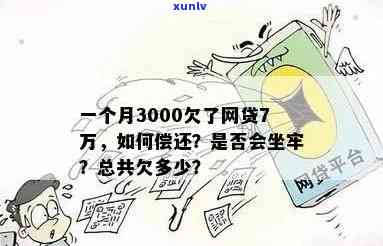 欠6万网贷工资3000没办法还怎么办，欠6万网贷，月薪3000，无法偿还该怎么办？