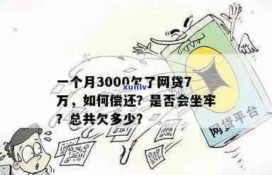 欠6万网贷工资3000没办法还怎么办，欠6万网贷，月薪3000，无法偿还该怎么办？