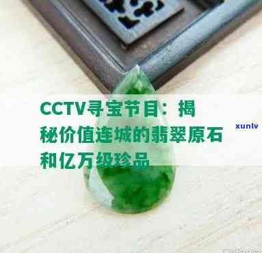 cctv寻宝节目翡翠，CCTV寻宝节目揭示神秘翡翠的价值与故事