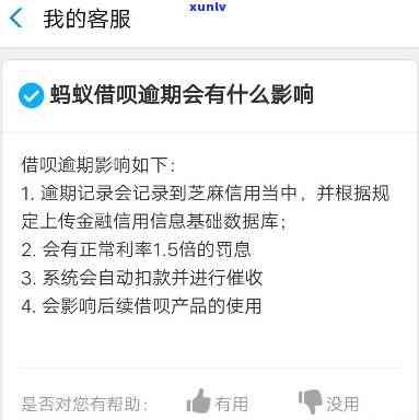 支付宝花呗借呗逾期1年会有什么结果？