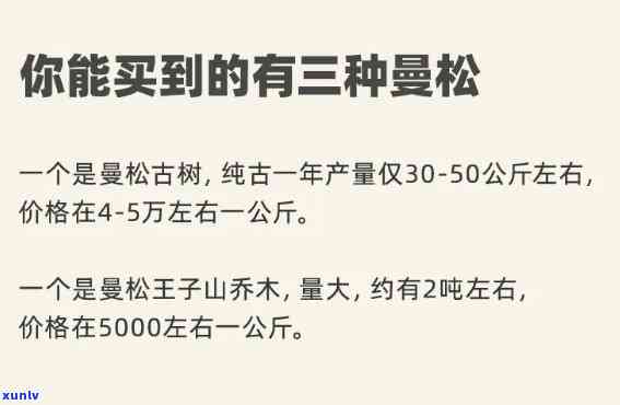 曼松古树茶200克-曼松古树茶200克价格表