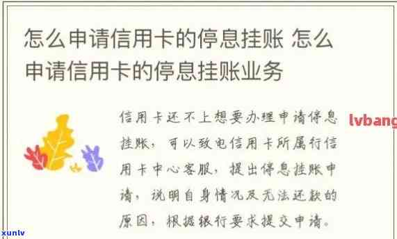 信用卡怎么做停息挂账业务流程，详细解析：信用卡停息挂账业务办理流程