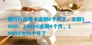 建行信用卡5000逾期3个月有什么结果，警惕！建行信用卡逾期3个月的严重结果