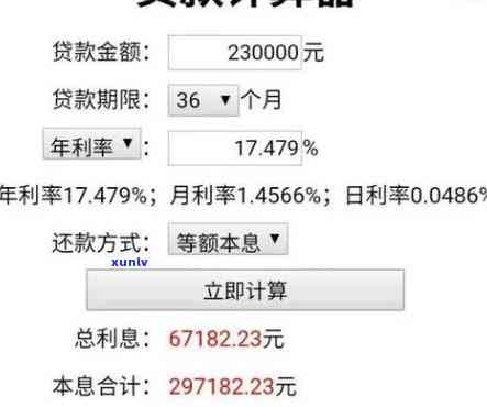 平安普贷5万分36期每月还多少钱？答案是2221.06元