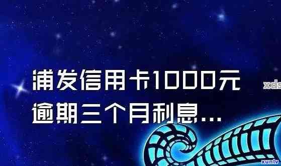 浦发信用卡8万逾期3天利息-浦发信用卡8万逾期3天利息多少