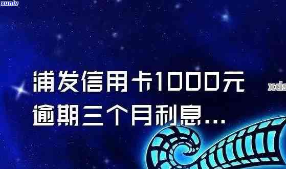 浦发信用卡逾期一天有没有利息-1万元逾期一天利息多少