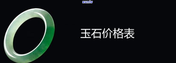 最新寿光玉石翡翠价格表，全面了解市场行情！