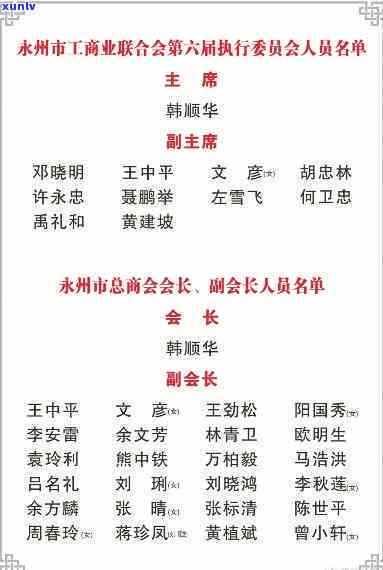 安徽玉石协会副会长及成员名单公布