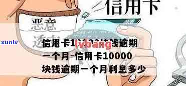 信用卡10000元逾期利息-信用卡10000元逾期利息多少