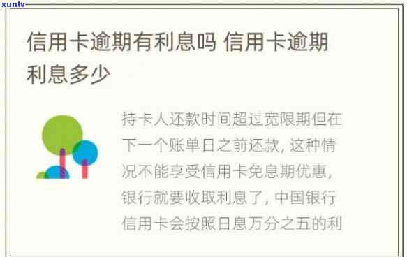 信用卡逾期一天还50多少利息-信用卡逾期一天还50多少利息啊